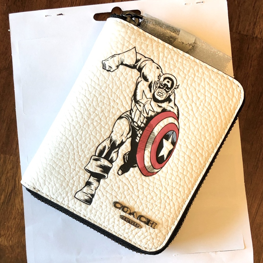 Coach Captain America Wallet - NEW
